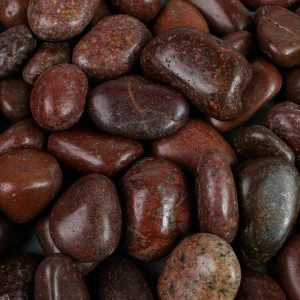VERY POLISHED RED PEBBLE No. 424 