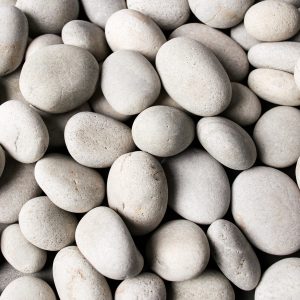 SEMI-POLISHED SELECTION PEBBLE OFF-WHITE No. 455